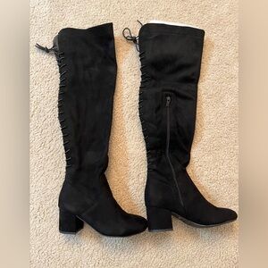 Black Knee-High Women's Boots